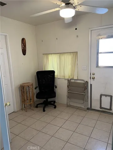Laundry and side entrance