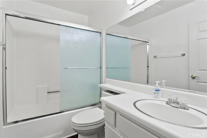 second bathroom has a tub and shower.