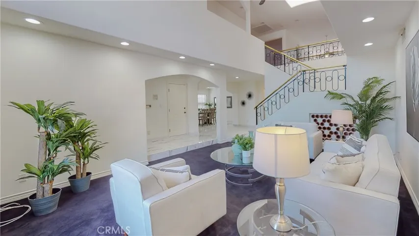 The open floorplan offers fantastic views of the first and second levels