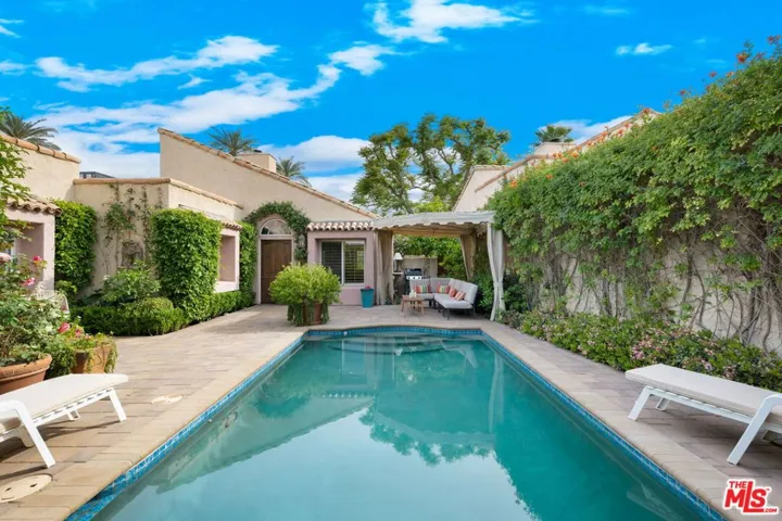 Large Pool with Boutique Plantings