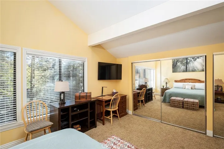 Such a pretty and bright master bedroom!