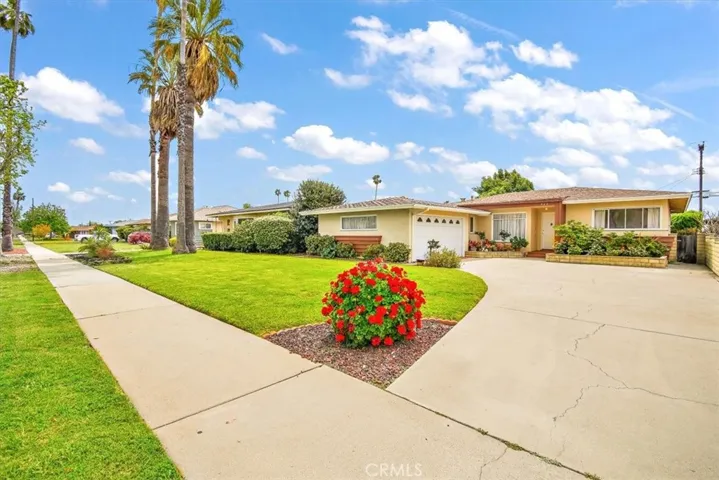 Neatly maintained landscaping in a desirable area