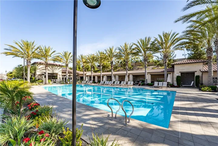 Community pools and spa area