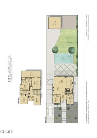 546 W Claremont St - Floor Plan