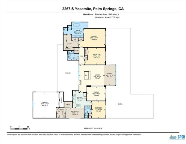 2267 S Yosemite Drive, Palm Springs, California 92264