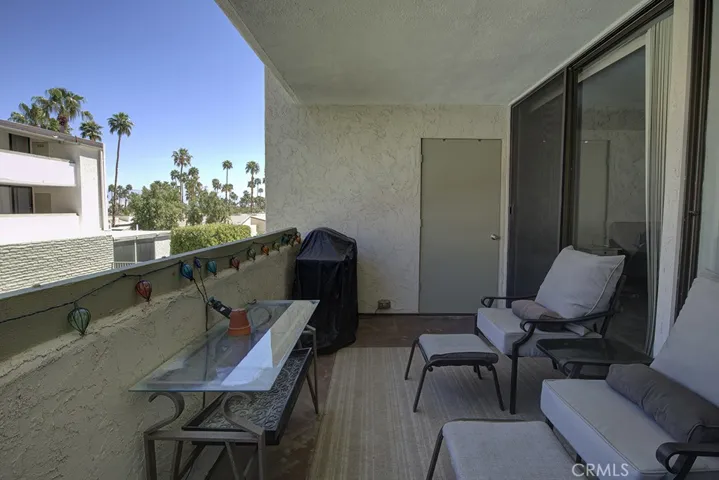Balcony facing East