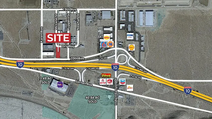 0 20th And I-10, Palm Springs, California 92262, ,Land,For Sale,20th And I-10,219094446DA
