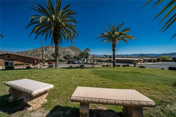 LOOKING TOWARD HOMES FROM LAWN AREA