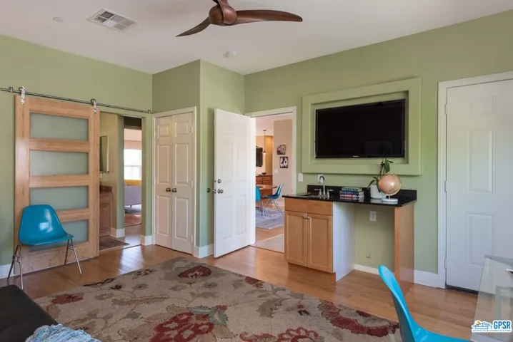 Guest bedroom has separate entrance as well