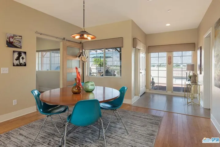 Spacious dining area off the entry