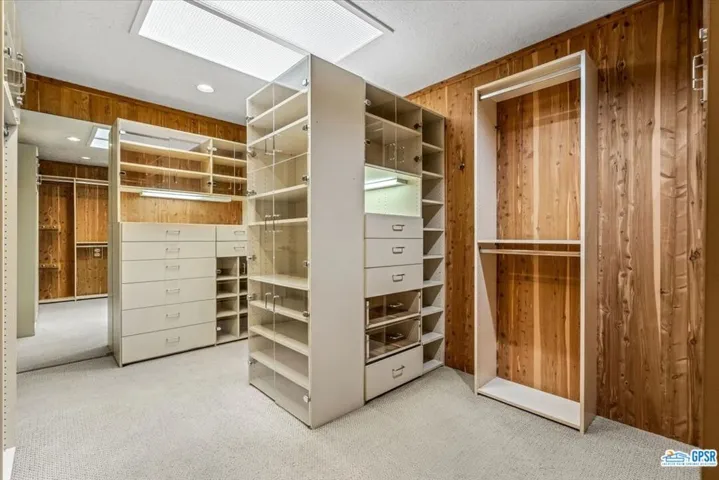 Large walk in cedar lined closet
