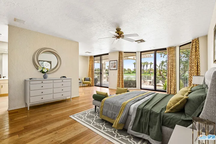 Primary bedroom virtually staged