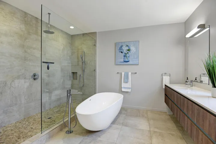 PRIMARY BATH THROUGH