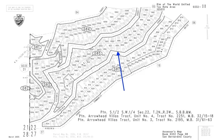 958 Lot 958 Virginia Court, Lake Arrowhead, California 92352