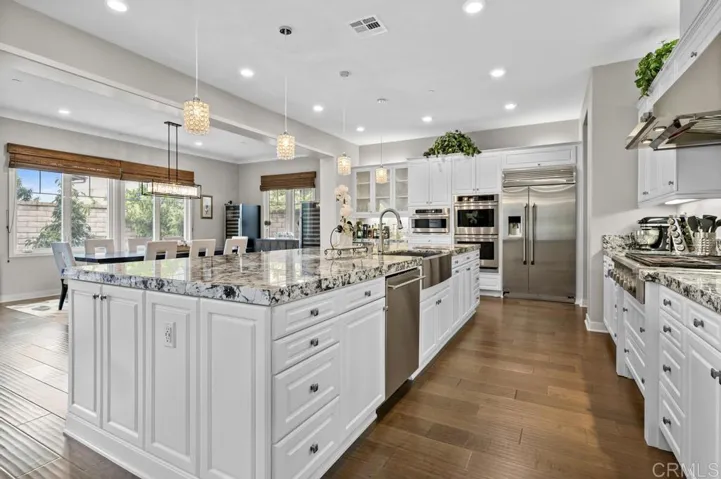 Kitchen with HUGE Island ideal for cooking, baking, and entertaining!