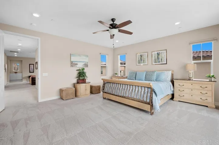 With Eastern King Size Bed & Ceiling Fan