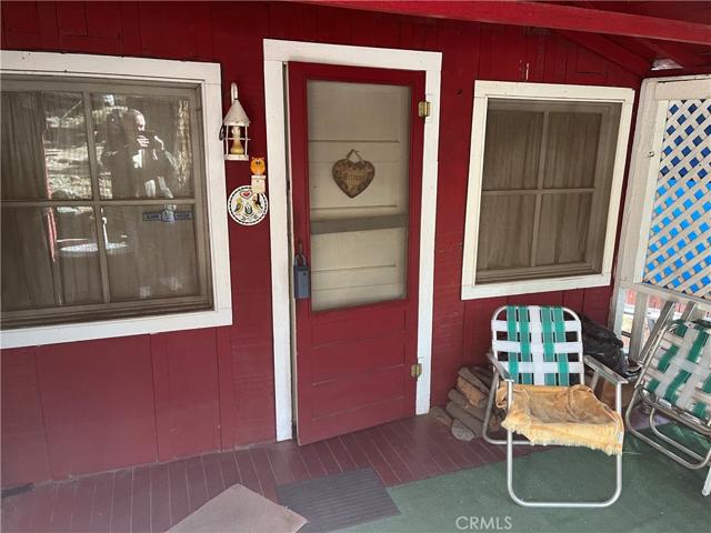Comfortable covered porch