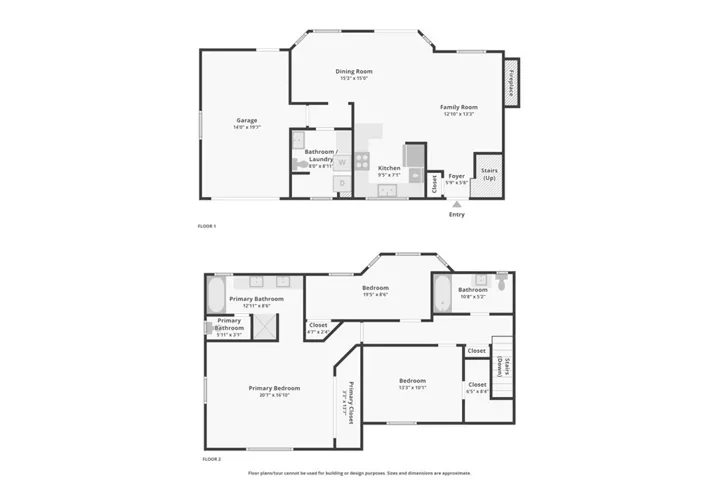 Combined floorplan. Measurements are approximate, buyer should verify.