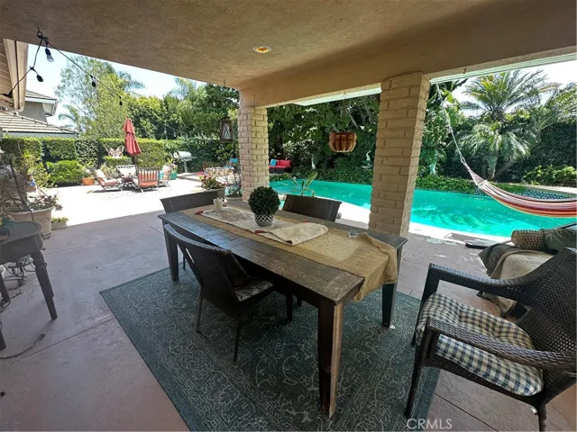 Peaceful Covered Patio Area