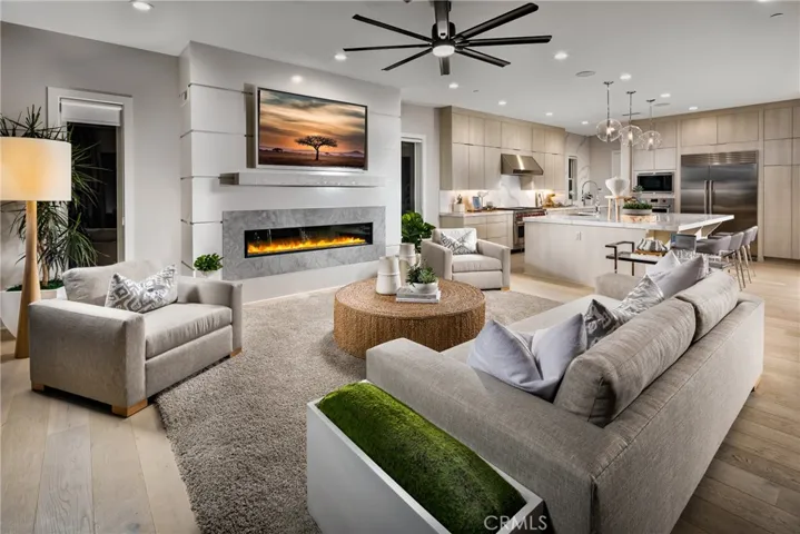 Great Room: Sunset Coastal Contemporary - Skyline Collection
INCLUSIONS: Fully Furnished model home, professionally decorated with designer finishes throughout and lush landscaping. 
EXCLUSIONS: Model home sold as is.