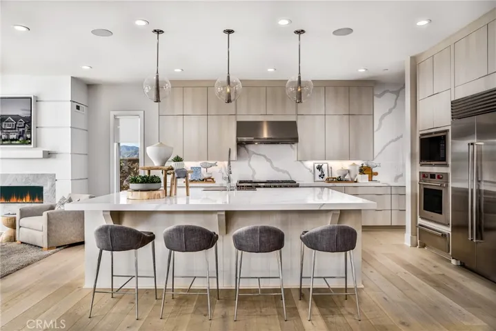 Kitchen: Sunset Coastal Contemporary - Skyline Collection
INCLUSIONS: Fully Furnished model home, professionally decorated with designer finishes throughout and lush landscaping. 
EXCLUSIONS: Model home sold as is.