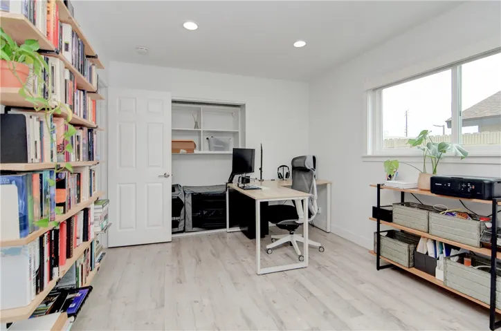 Guest Bedroom/Office 2. Built in storage within closet