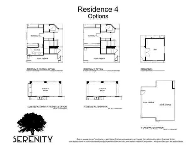 Exterior Covered Patio w/Fireplace is the only option selected on Lot 15-71