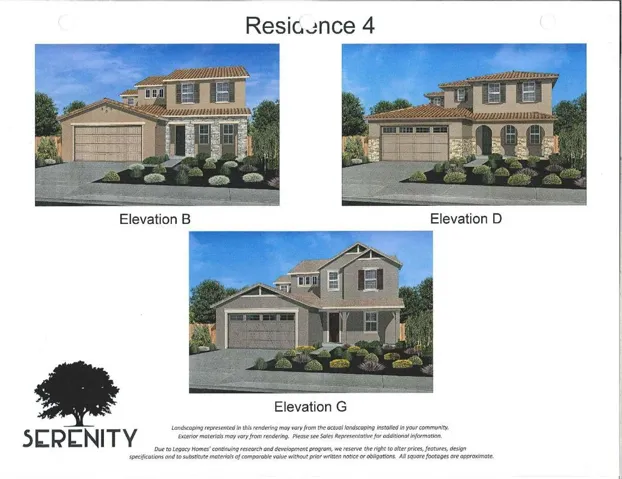 Elevation B is on Lot 15-71