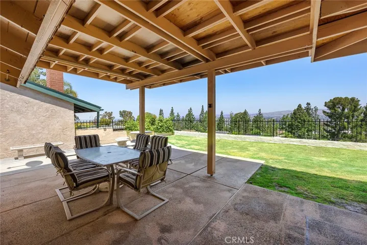 Back covered patio