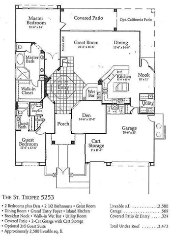 St. Tropez Floorplan