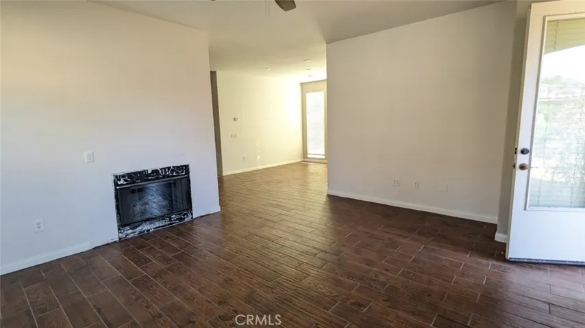 Living area with Fireplace
