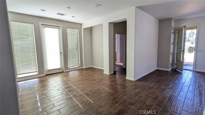 Dining Area on Left and Living Room on Right