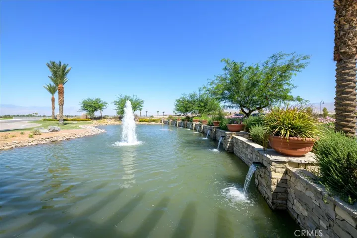 Beautiful community landscaping