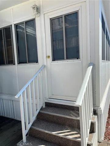 Rear entrance from yard
