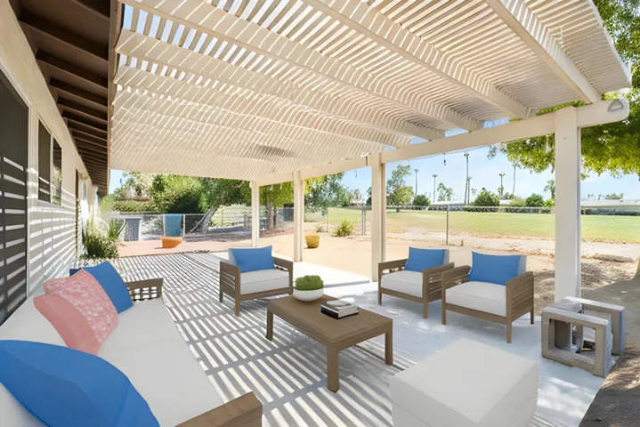 Back Patio Golf Course