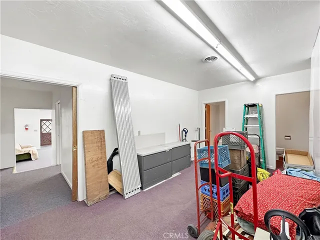 Commercial/Residential building back room.
