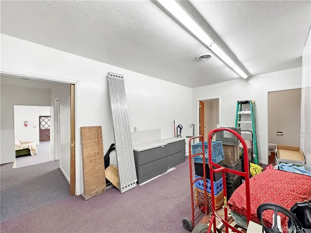 Commercial/Residential building back room.