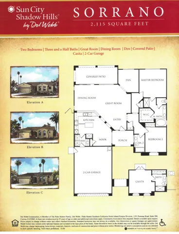 Sorrano floor plan