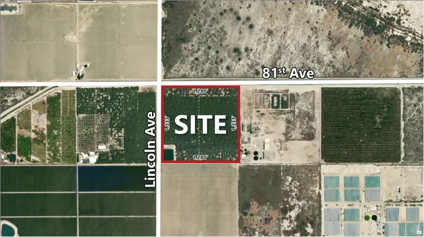 39.12 AC 81st Ave, TH Parcel Map