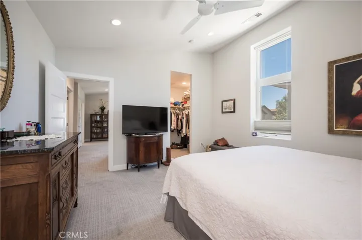 ANOTHER VIEW FROM MASTER TO HALL, NOTE LARGE WALK IN CLOSET ON RIGHT