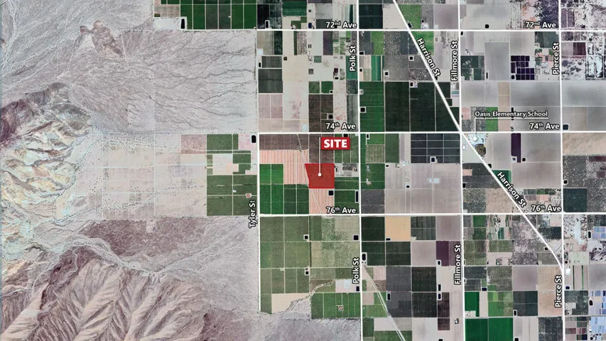 40.74 AC Polk St, TH Zoomed Out Aerial