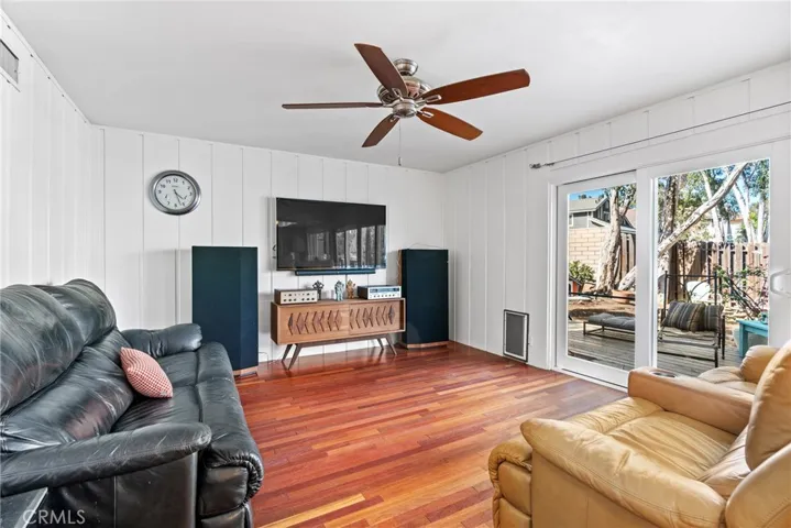 spacious family room