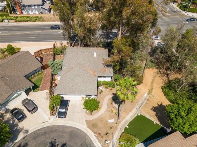 View of home from above