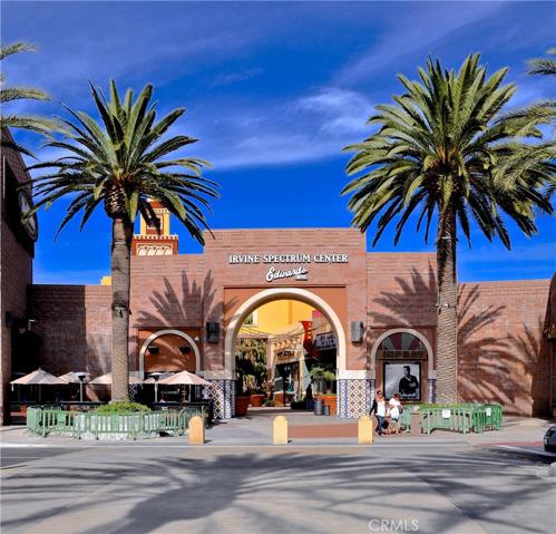 Nearby Irvine Spectrum, with world-class shopping, dining, and entertainment