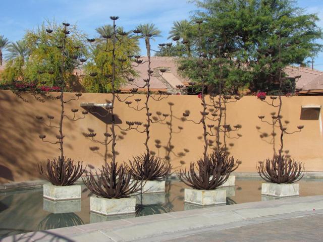 Metal Century Agave Sculpture
