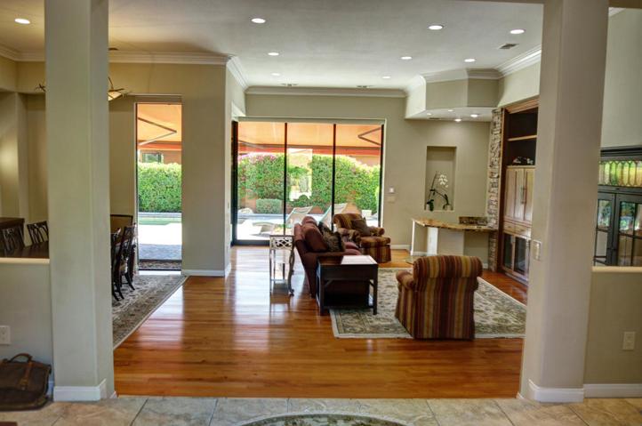 Step-Down Living Area