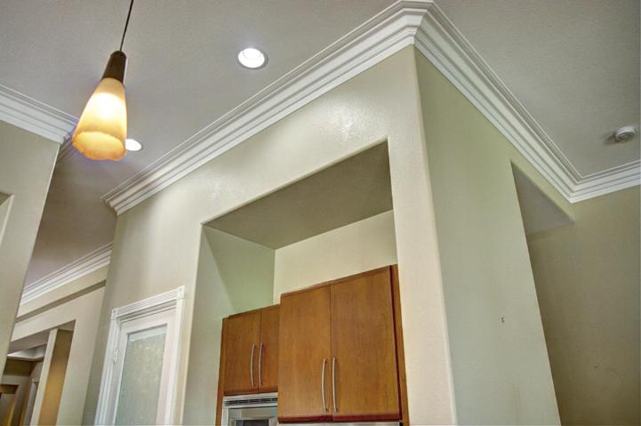 Cove Molding in Kitchen Too