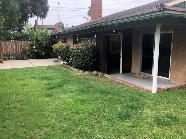Rear of Home and fully fenced rear yard