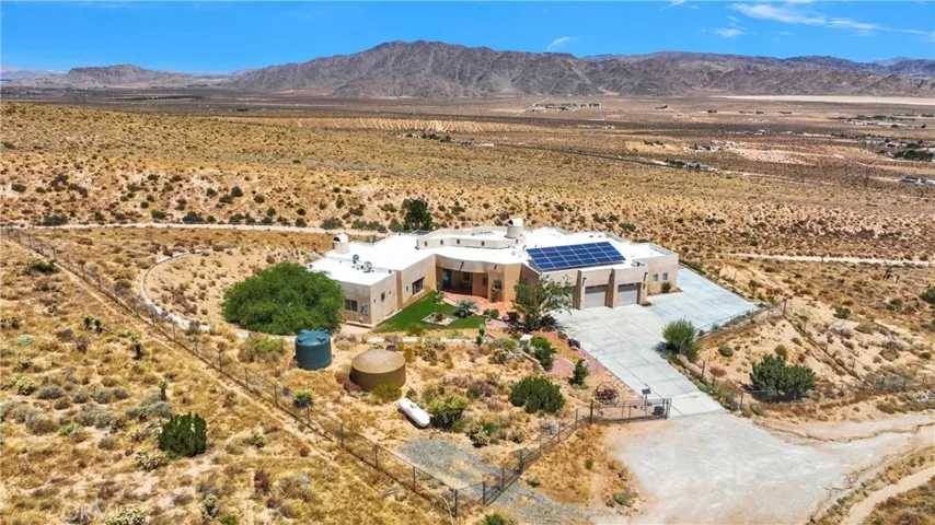 side aerial view
