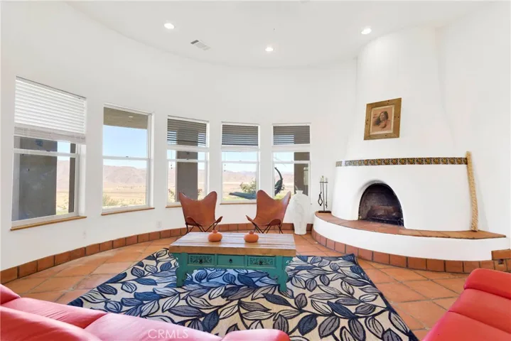Great room with fireplace